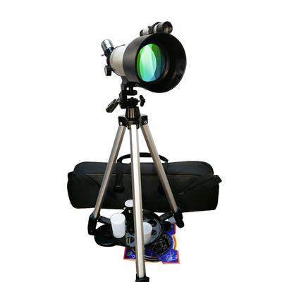 Μαύρο αστρονομικό τηλεσκόπιο Eyepice 70x400mm διοπτρών με τις τιμές της Νίκαιας
